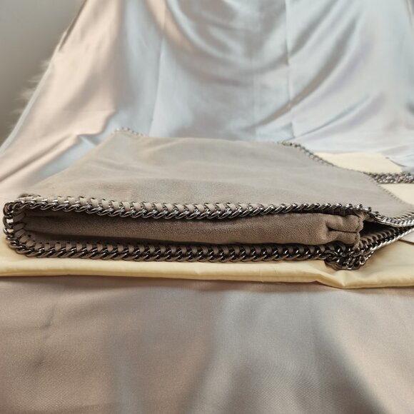NEW STELLA MCCARTNEY  Falabella  Shoulder Bag Metallic Grey - Picture 7 of 14
